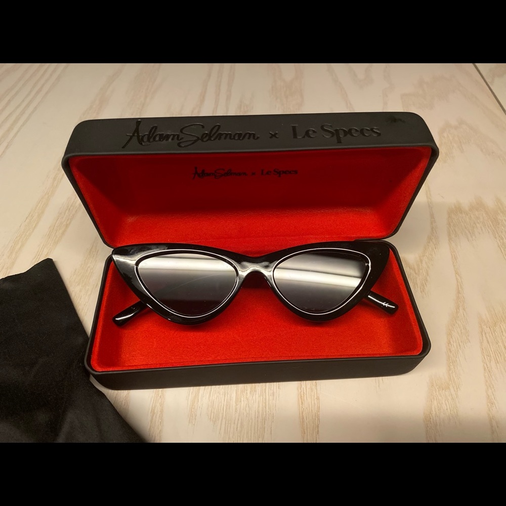 Adam Selman x Le Specs, The Last Lolita, Black Cat Eye sunglasses